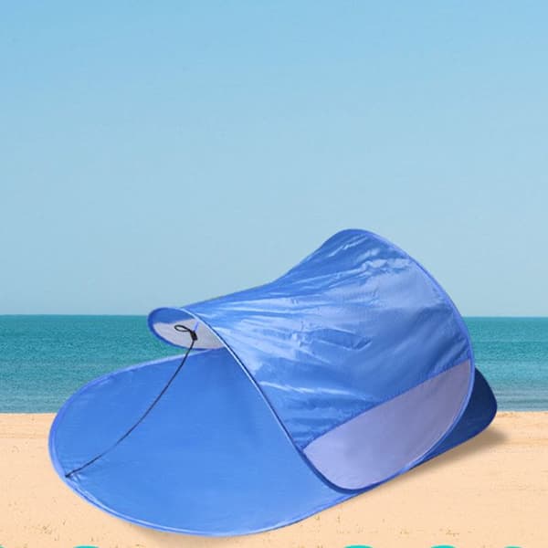 TD® TECH RABATT Anti UV Pop Up strandtält 240 cm x 140 cm x 90 cm Grå + 1 väska