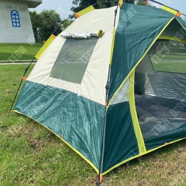 TD® Tält utomhus levererar 2-3 personer helautomatiskt tält strand camping fjäderutrustning öppen dubbel storlek