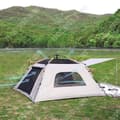 Miniatyrbild 4 av 4: TD® Outdoor Camping Vinyl Automatiskt tält Tvådörrars Två fönster Fyra sidor hopfällbart automatiskt parktält