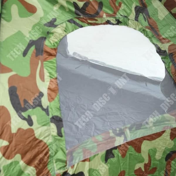 TD® Camouflage regntätt sexkantigt stort tält resa camping automatisk snabböppning tält camping