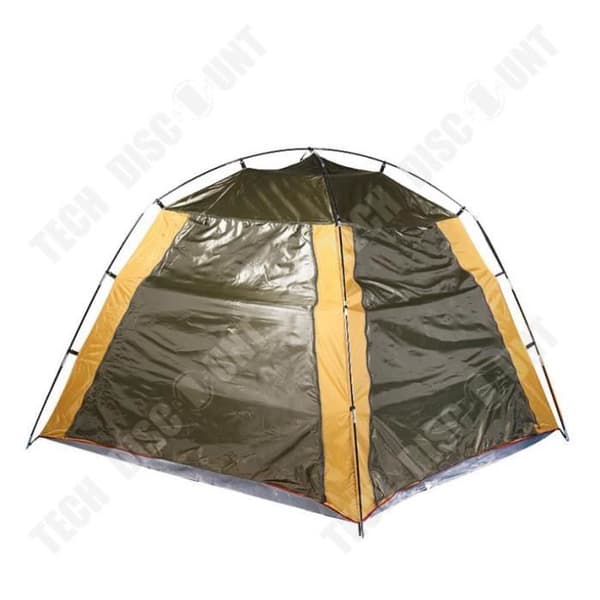 TD® Utomhustält campinggasväv andningsbar solkrämventilation insektsäker 3-4 personers campingfisketält