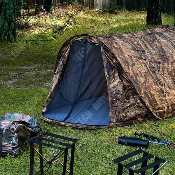 TD® Döda löv blomma kamouflage utomhus fritid camping enkel hastighet automatiskt öppet digitalt kamouflagetält