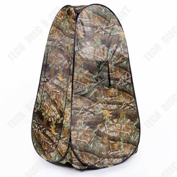 TD® Utomhusduschtält camping kamouflageduschtält bytestält camping 120*120*195CM