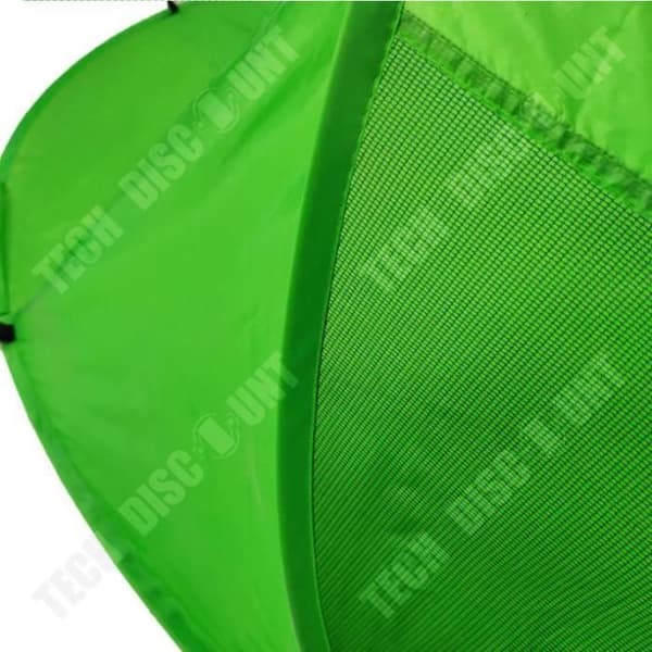 TD® Anti UV Pop Up strandtält 240 cm x 140 cm x 90 cm Grön + 1 väska