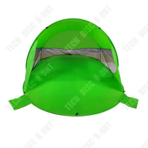 TD® Anti UV Pop Up strandtält 240 cm x 140 cm x 90 cm Grön + 1 väska