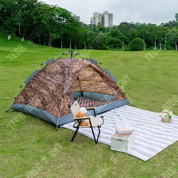 TD® Utetält helautomatiskt UV-skydd trädgårdstält familjetält picknickpark campingutrustning