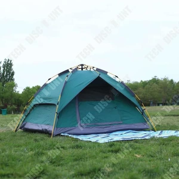 TD® Outdoor Camping Tent Tjockare dubbeltält, vind- och regntåligt, för markcamping för två personer