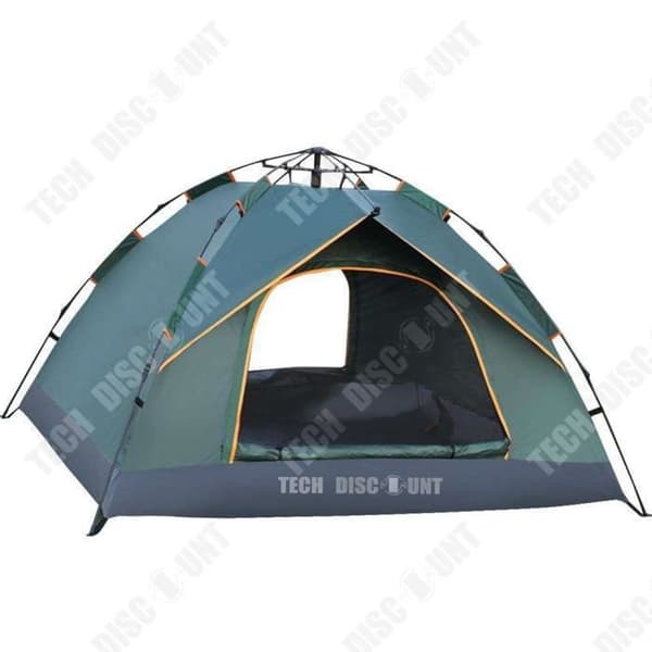 TD® Outdoor Camping Tent Tjockare dubbeltält, vind- och regntåligt, för markcamping för två personer