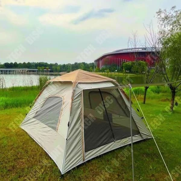 TD® Bärbart campingtält konto enkellager Oxford tyg dubbeltält utomhus campingtält uppblåsbart fälttält