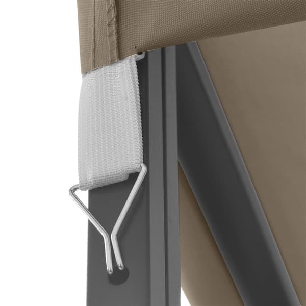 Paviljong 4x3 m taupe