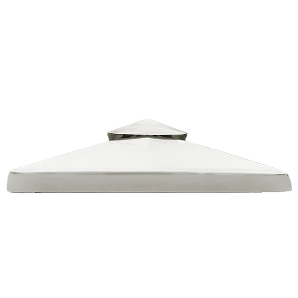 Gazebo-katon suojus, vedenpitävä suoja, helppo asennus,3m * 3m, Kaksikerroksinen beige