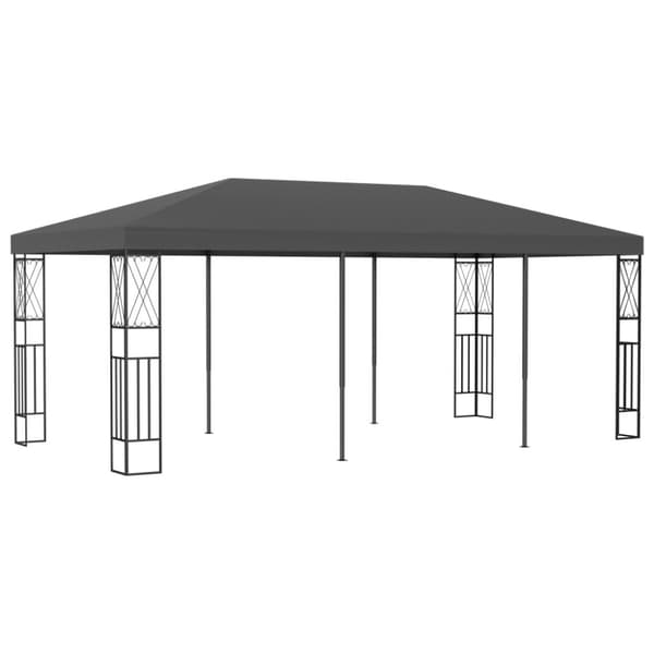 Paviljong 3x6 m antracit tyg