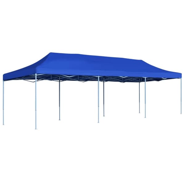 Pop-Up hopfällbart partytält blå 3x9 m