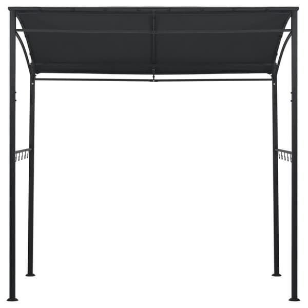 Grilltält 215x150x220 cm antracit stål