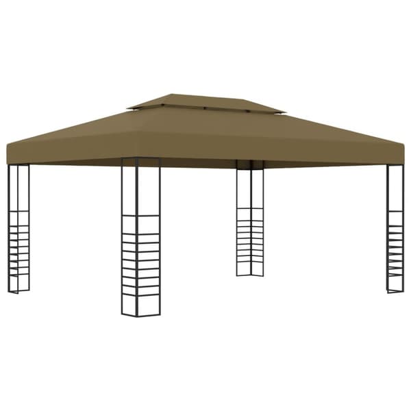 Paviljong 3x4 m taupe 180 g/m²
