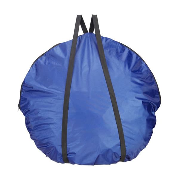 Relaxdays Pop-up campingtält för 3 personer vattentålig tält för vandring festival utomhus HxlxB: 135x200x200 cm, blå