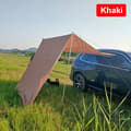 Miniatyrbillede 2 af 2: Udendørs Camping Telt, Vandtæt, Rummeligt til Over 8 Personer,Khaki, 440X200CM