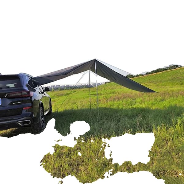 Utomhus Campingtält, Vattentåligt, Rymligt för över 8 personer,Grå, 440X200CM