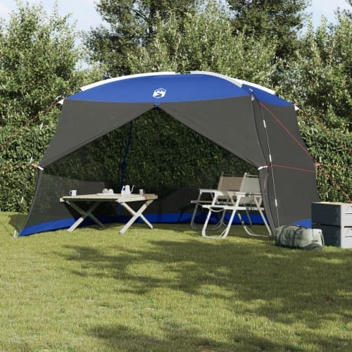 Camping Myggnät med Dörr Blå 5-Person Vattentät