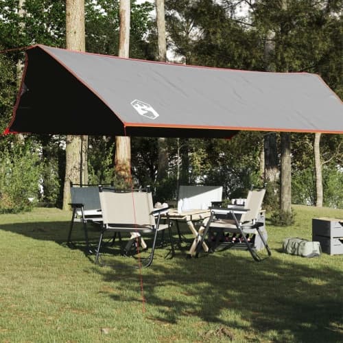 Tarp grå och orange 500x294 cm vattentät
