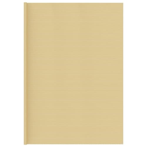 Tältmatta beige 400x800 cm HDPE