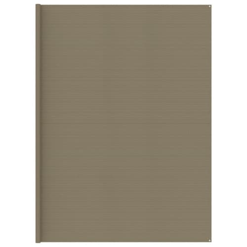 Tältmatta taupe 400x800 cm HDPE