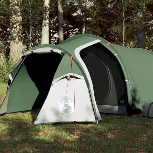 Campingtält tunnel 3 personer grön vattentätt