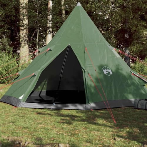 Tipi-tält 4 personer grön vattentätt