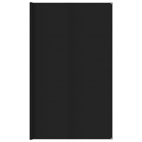 Tältmatta 400x400 cm svart HDPE