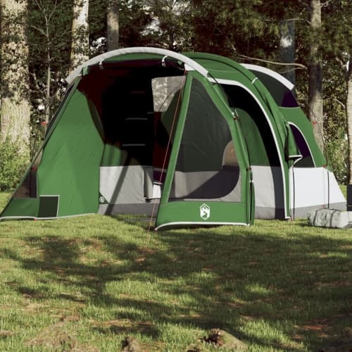 Campingtält tunnel 4 personer grön vattentätt