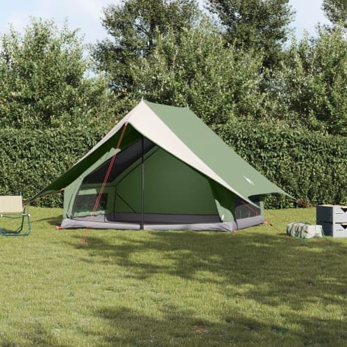 Campingtält A-Frame 5 Personer Grön Vattentålig