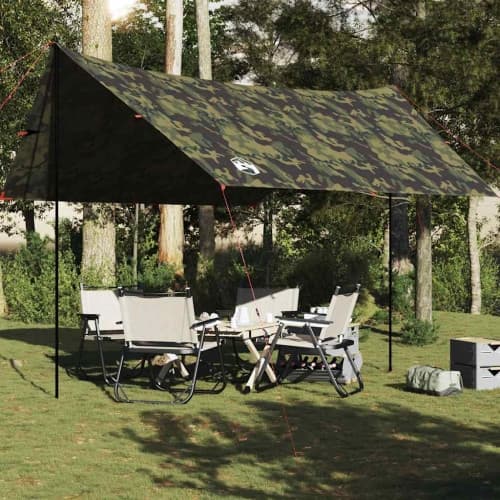 Tarp kamouflage 438x376x212 cm vattentät