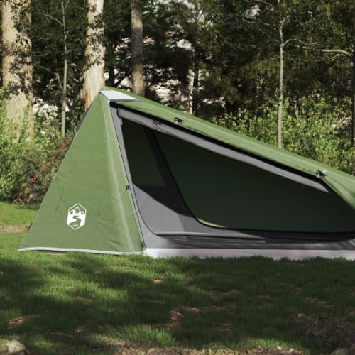 Campingtält tunnel 1 person grön vattentätt