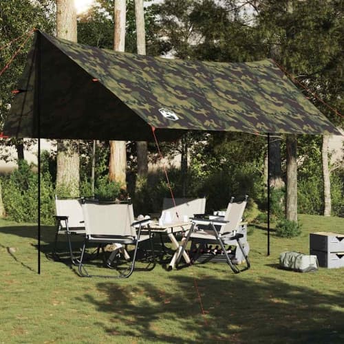 Tarp kamouflage 462x306x211 cm vattentät