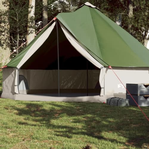 Familjetält tipi 8 personer grön vattentätt