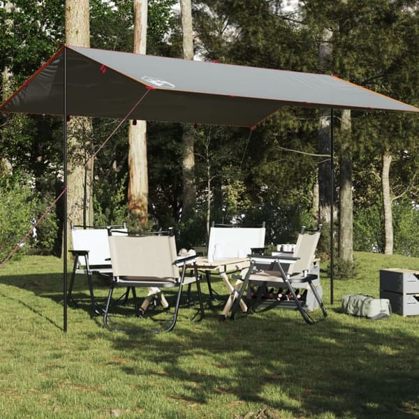 Tarp grå och orange 400x294 cm vattentät