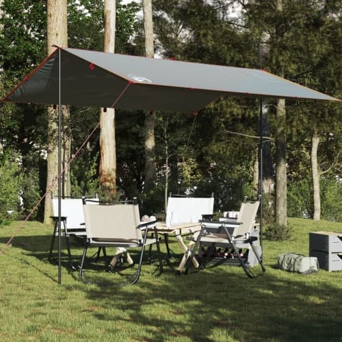 Tarp grå och orange 360x294 cm vattentät
