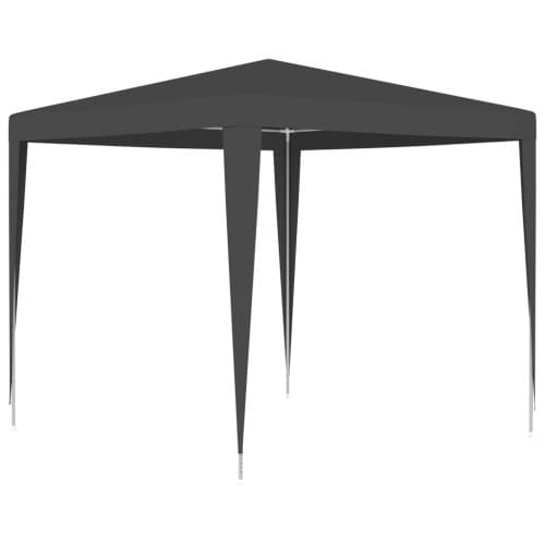 Professionellt partytält 2,5x2,5 m antracit 90 g/m²