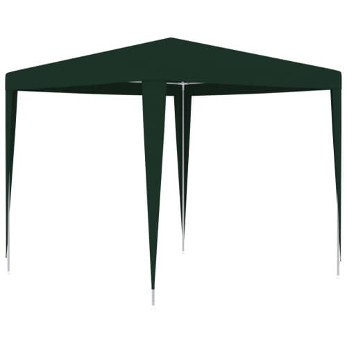 Professionellt partytält 2,5x2,5 m grön 90 g/m²