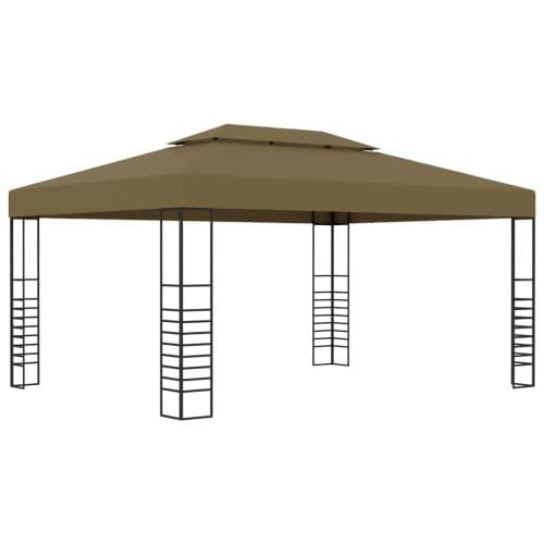 Paviljong 3x4 m taupe 180 g/m²