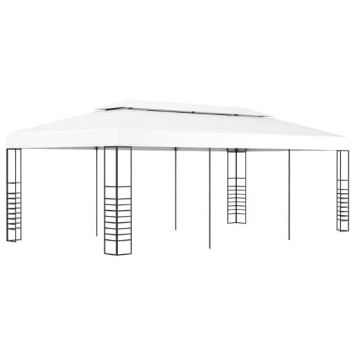 Paviljong 6x3 m vit