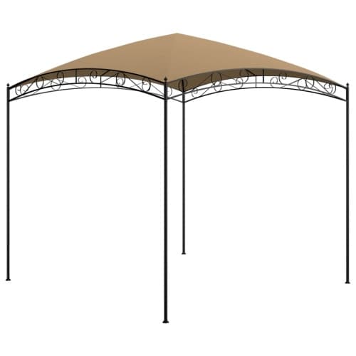 Paviljong 3x3x2,65 m taupe 180 g/m²