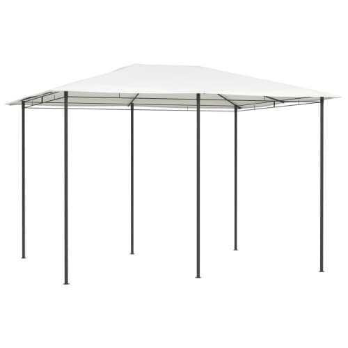 Paviljong 3x4x2,6 m gräddvit 160 g/m²