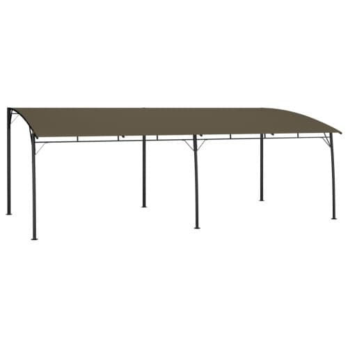 Paviljong 6x3x2,55 m taupe