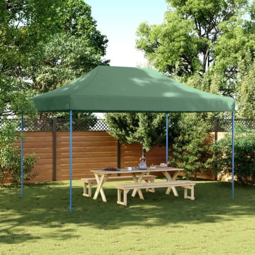 Pop-Up hopfällbart partytält 440x292x315 cm grön