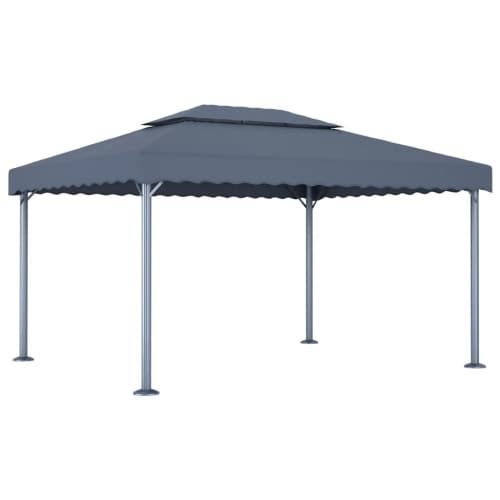 Paviljong 400x300 cm antracit aluminium