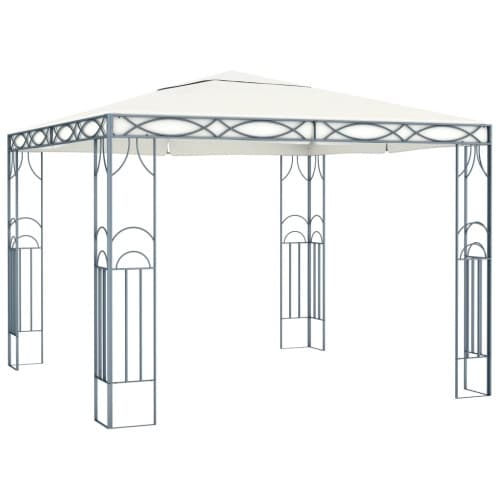 Paviljong 300x300 cm gräddvit