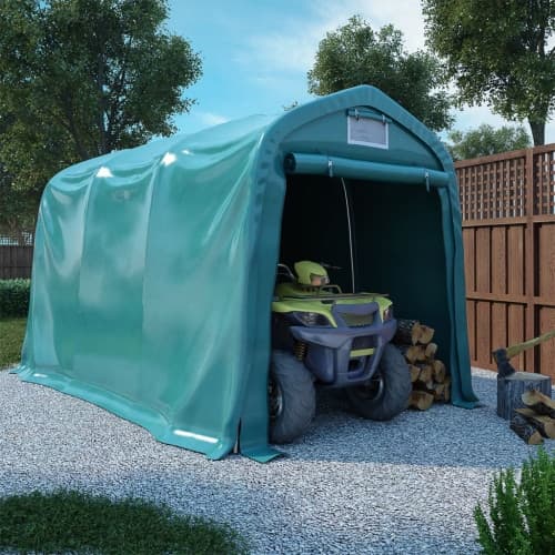 Garagetält PVC 2,4x3,6 m grön