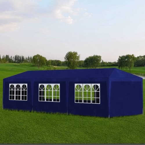 Partytält 3x9 m blå