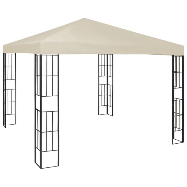 Paviljong 3x3 m gräddvit